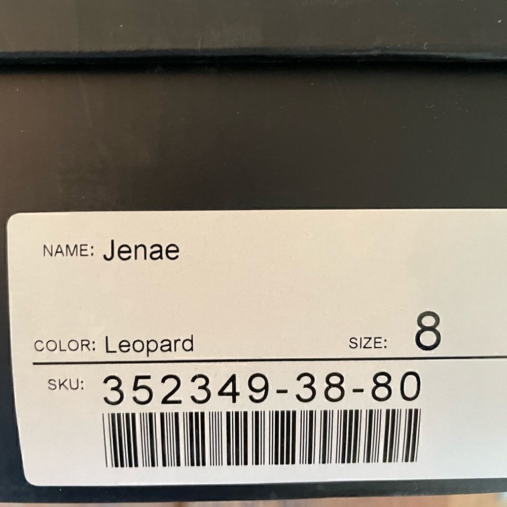 NIB JustFab Janae Leopard Kneed Boots Size 8 - Picture 12 of 12